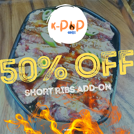 50% OFF for SHORT RIBS add-on